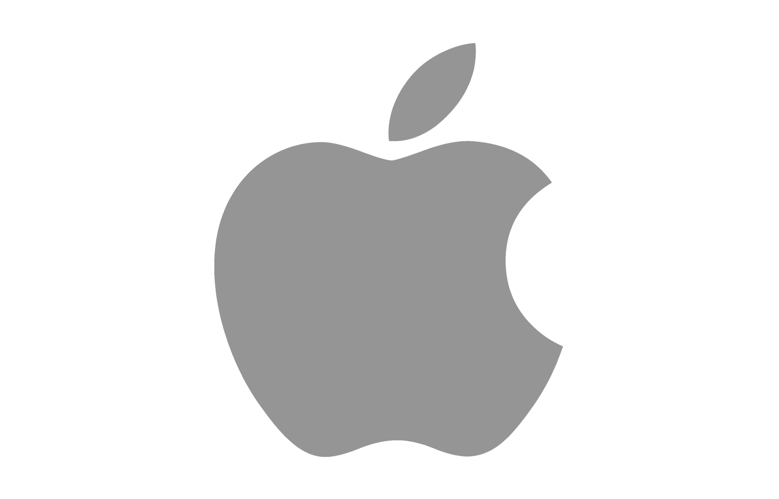 Apple logo grey 1 scaled
